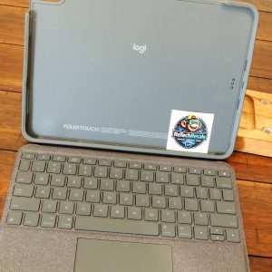 Logitech - Folio Touch Keyboard Case with Trackpad for iPad Air 11-inch - Graphite