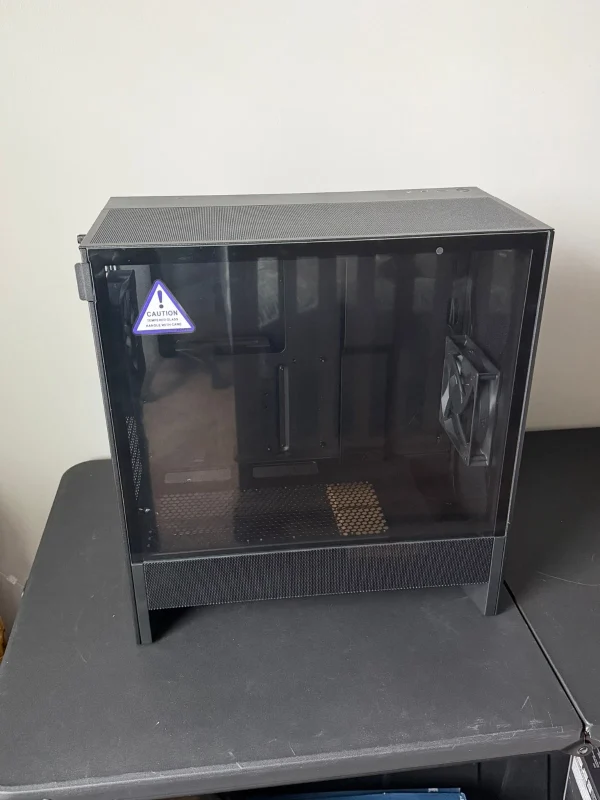 NZXT - H5 Flow 2024 Compact ATX Mid-Tower Airflow PC Case - Black Model: CC-H52F