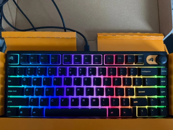 Glorious - GMBK 75% Wired Membrane Gaming Keyboard with Swappable MX-Compatible